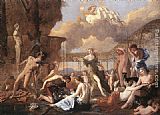 Nicolas Poussin Canvas Paintings - The Empire of Flora